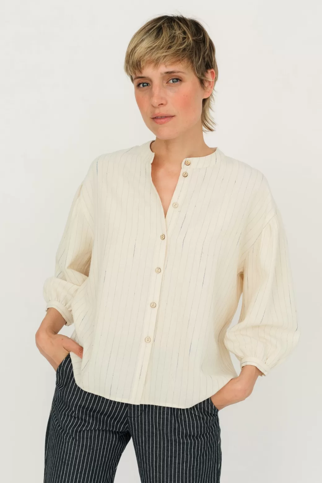 Fashion Twothirds Dewdrop-Neutral Stripes