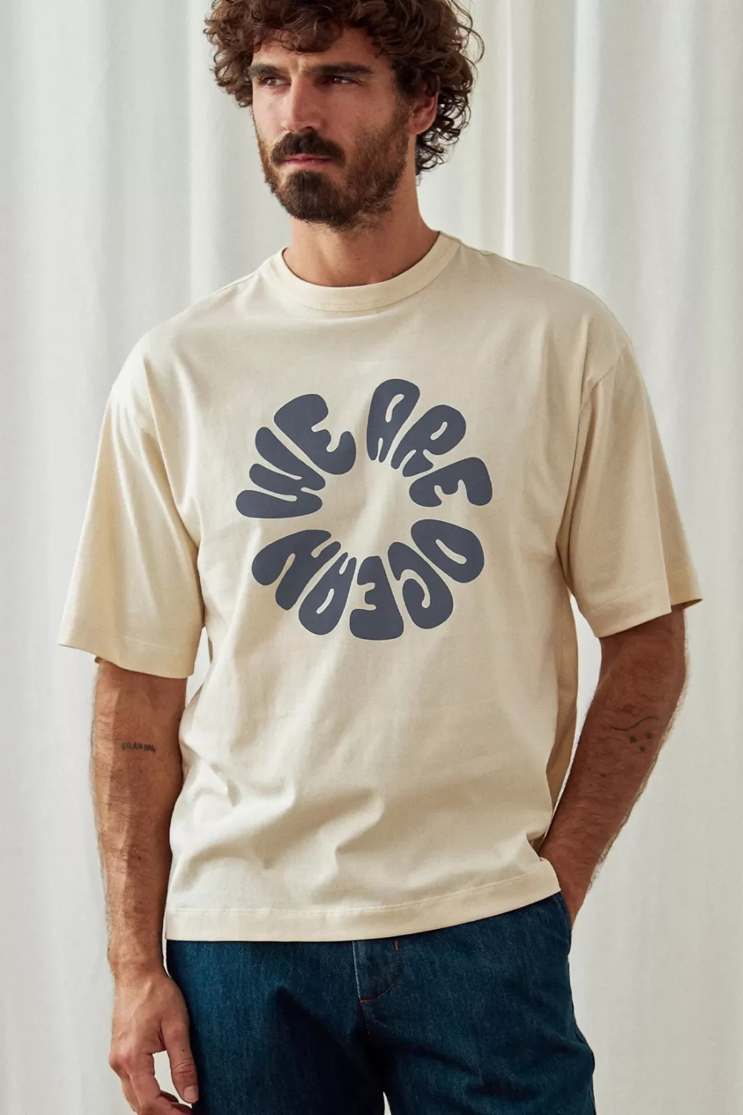 Online Twothirds Got Bag Tee-Vintage Ecru