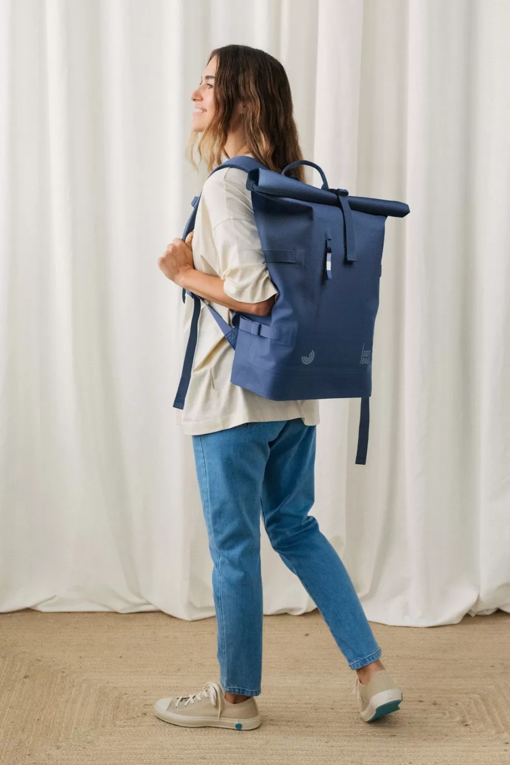 Hot Twothirds Rolltop Got Bag-Ocean Blue