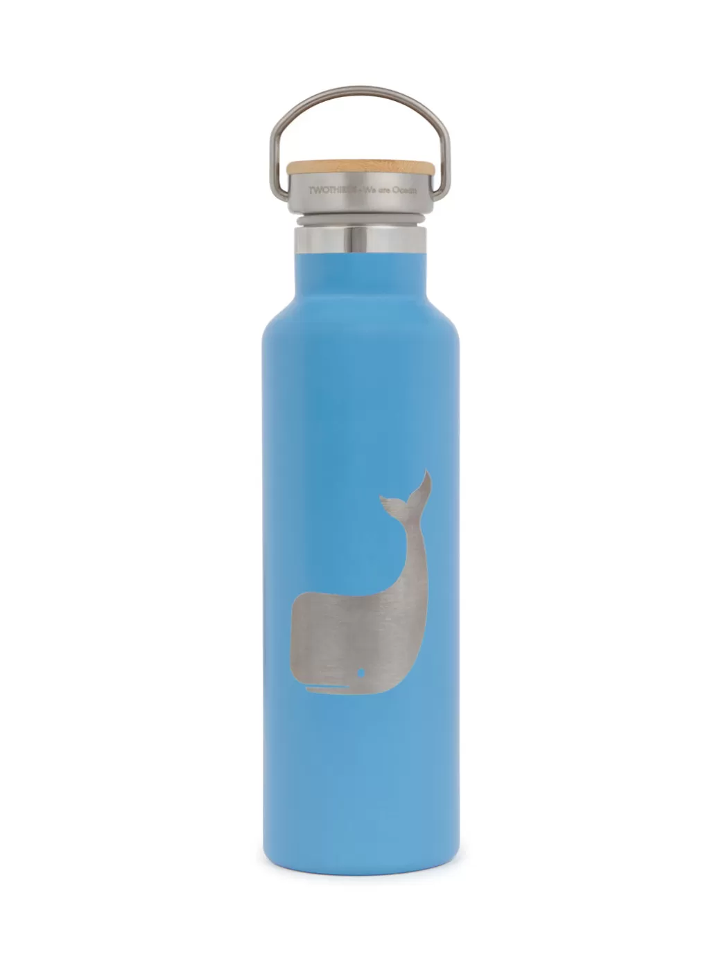 Outlet Twothirds Thermo Bottle Contrast Whale-Blue Steel