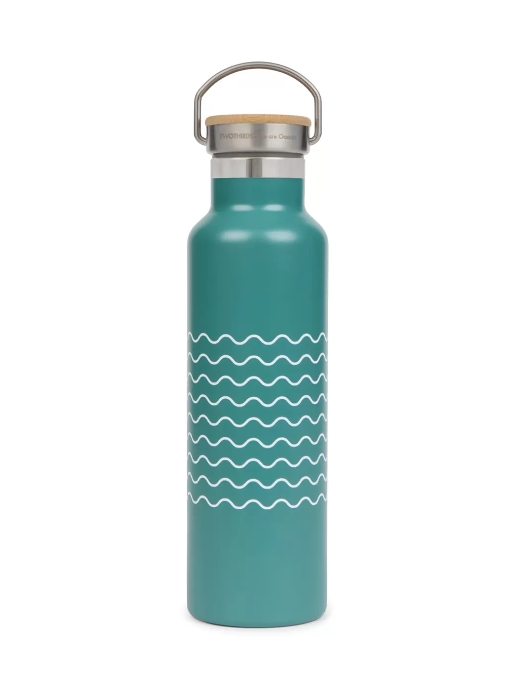 Best Sale Twothirds Thermo Bottle Waves-Teal