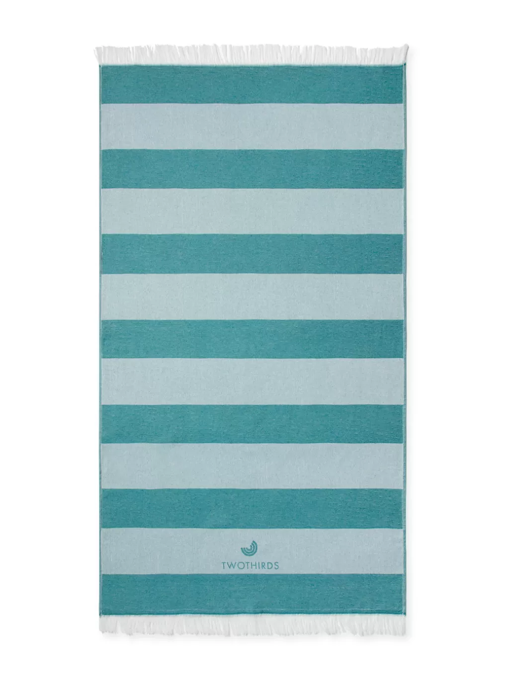 Best Sale Twothirds Travel Towel Big Stripes-Turquoise