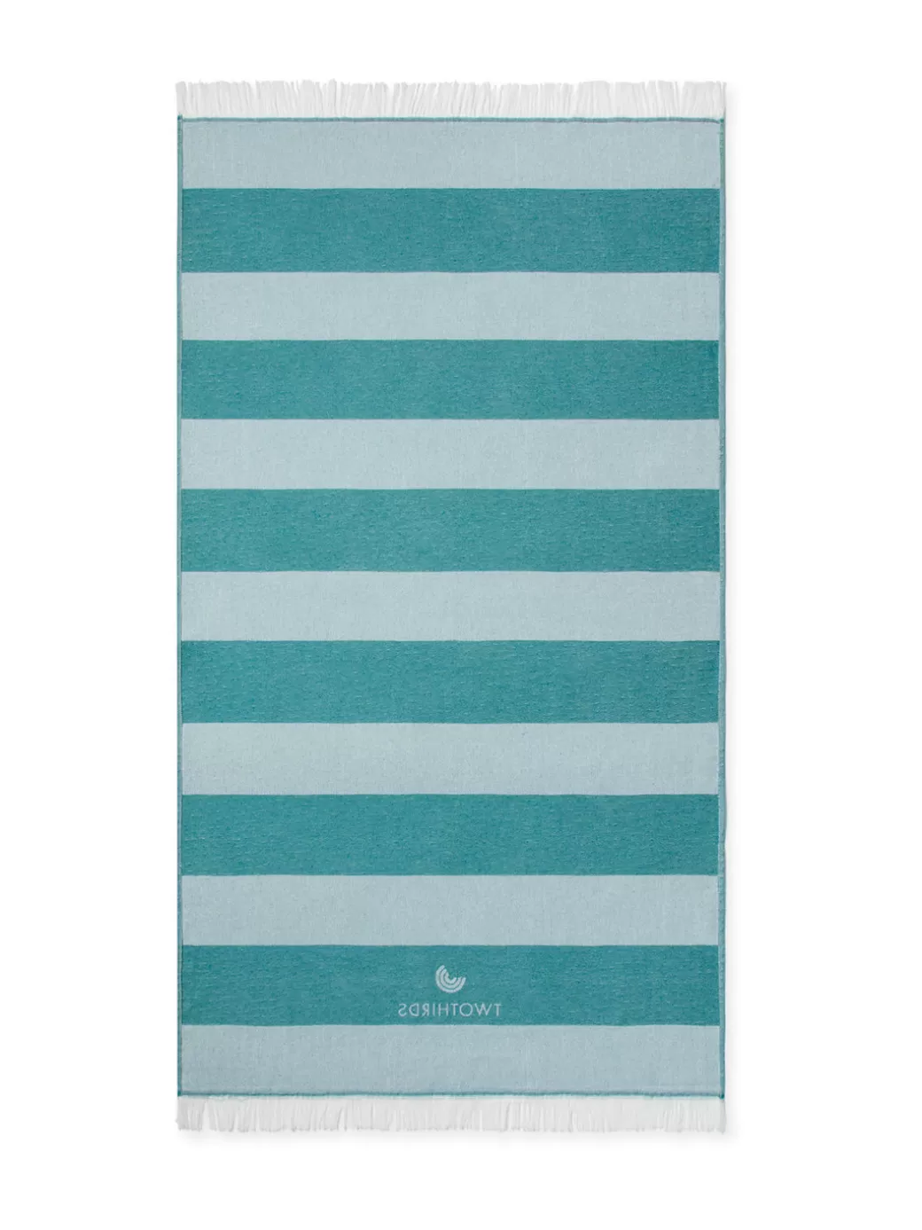 Best Sale Twothirds Travel Towel Big Stripes-Turquoise